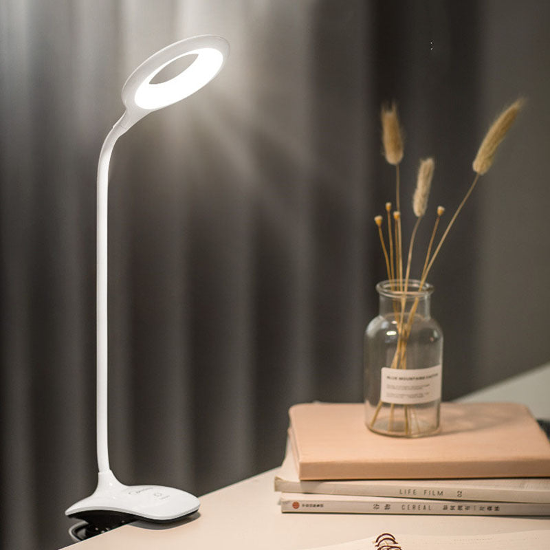 Rechargeable Eye-Caring Desk Lamp with Clip Design