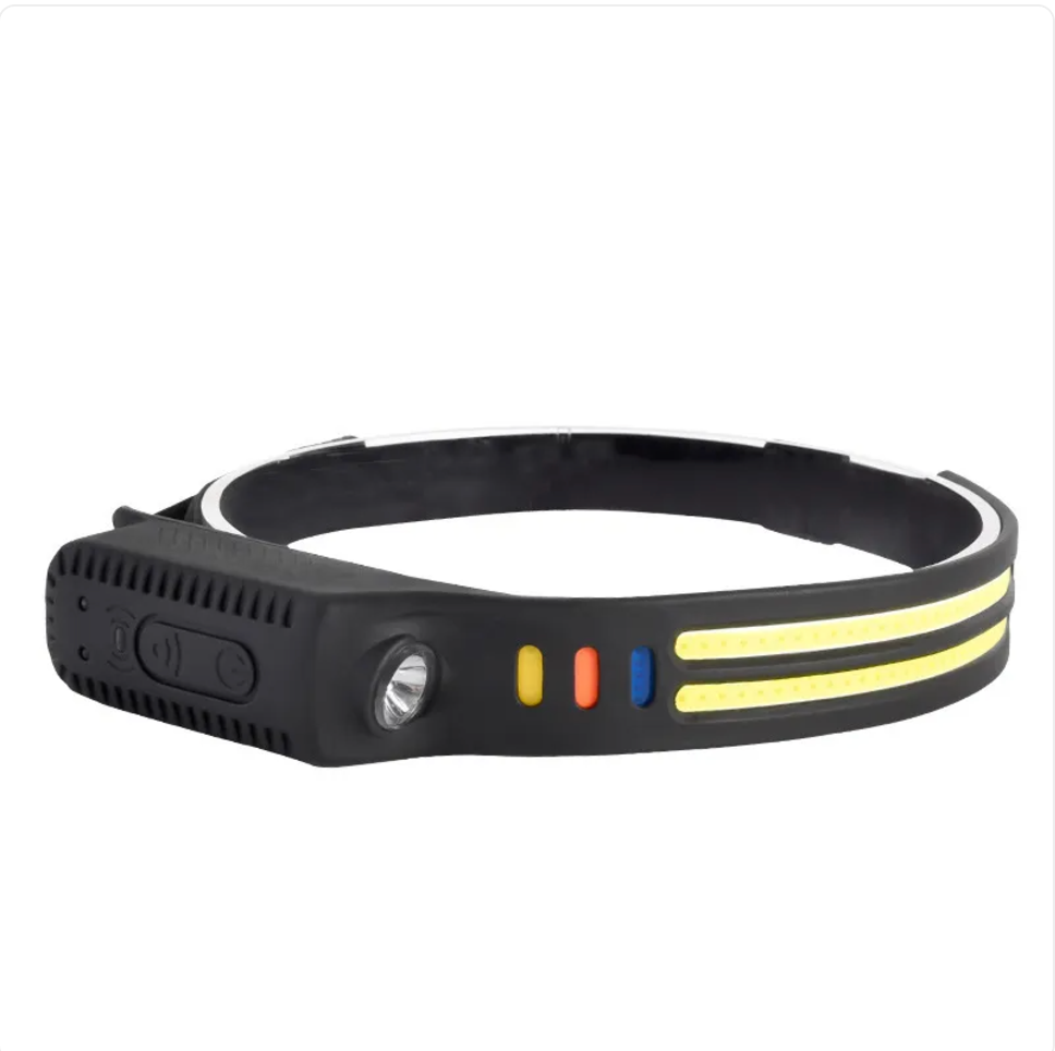 Rechargeable Dual-Light Silicone Sensor Headlamp