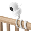 oioaahkeo Baby Monitor Mount for Babysense Video Baby Monitor V43 and HD S2 Camera (White1Pack)