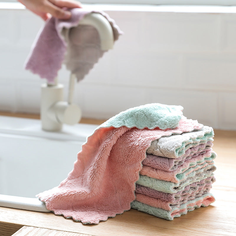 Kitchen Cleaning Cloths and Towels for Dishwashing