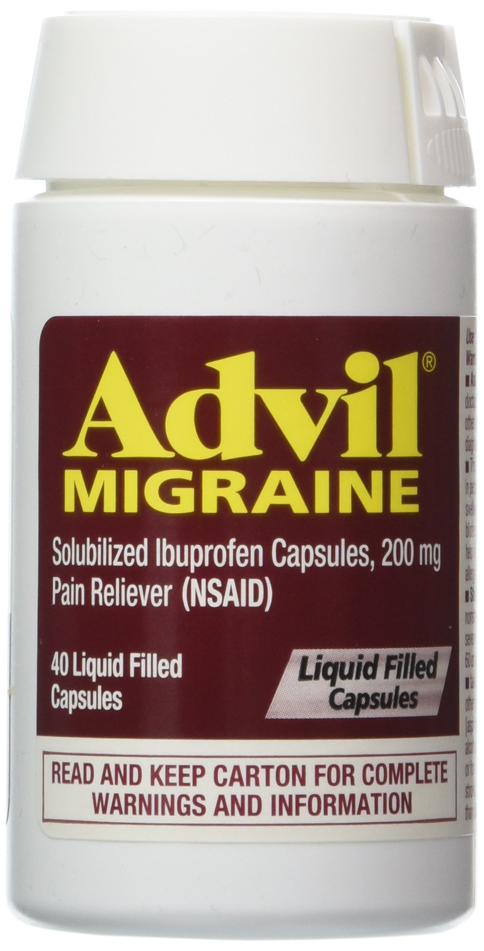 ADVIL MIGRAINE LIQUI-GELS (40 Capsule)