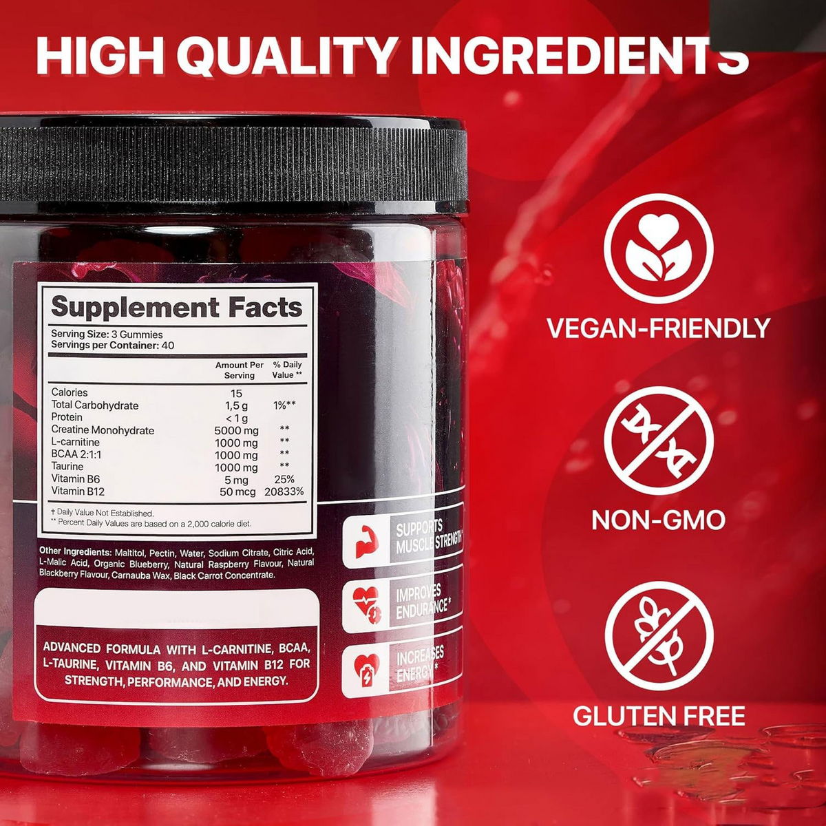 Muscle Boost Gummies CREATINE