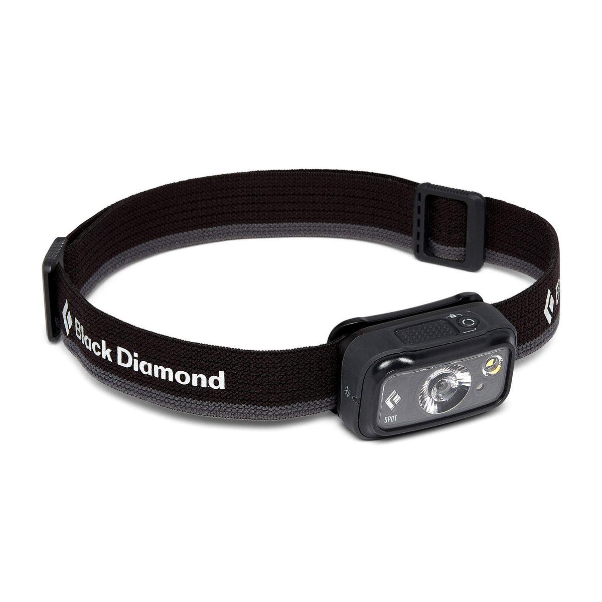 BLACK DIAMOND Spot 350 LED Headlamp Waterproof and Dimmable Battery Powered Headlamp for Camping Hiking Running Work with Red Light Headlamp Mode Graphite