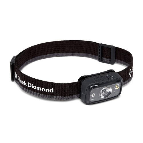 BLACK DIAMOND Spot 350 LED Headlamp Waterproof and Dimmable Battery Powered Headlamp for Camping Hiking Running Work with Red Light Headlamp Mode Graphite