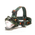 lelefa Dinosaur Kids Headlamp T-Rex Dinosaur Led Headlamp Flashlight Dinosaur Toy Headlamp Flashlight with 4 Lighting Mode for Boys Girls’ Camping Hiking Reading and Party (Green)